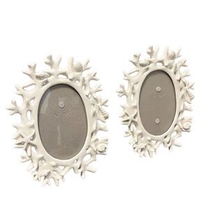 Sheffield Coral Shell Creative Resin 5" x 7" or 4" x 6" Picture Frame, NEW